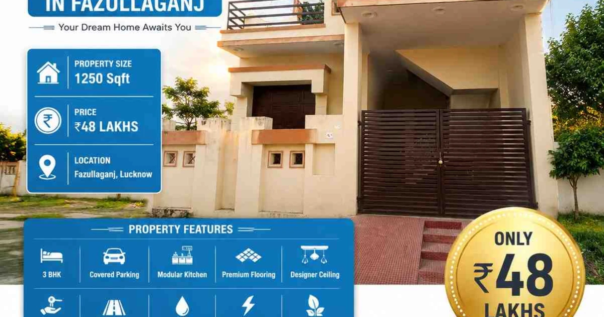 1250 sq. ft. House For Sale in Lucknow – By Ashoka Developer