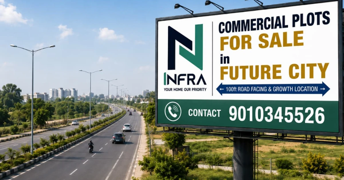 100ft road commercial open plots near mirkhanpet to nandiwanaparthy