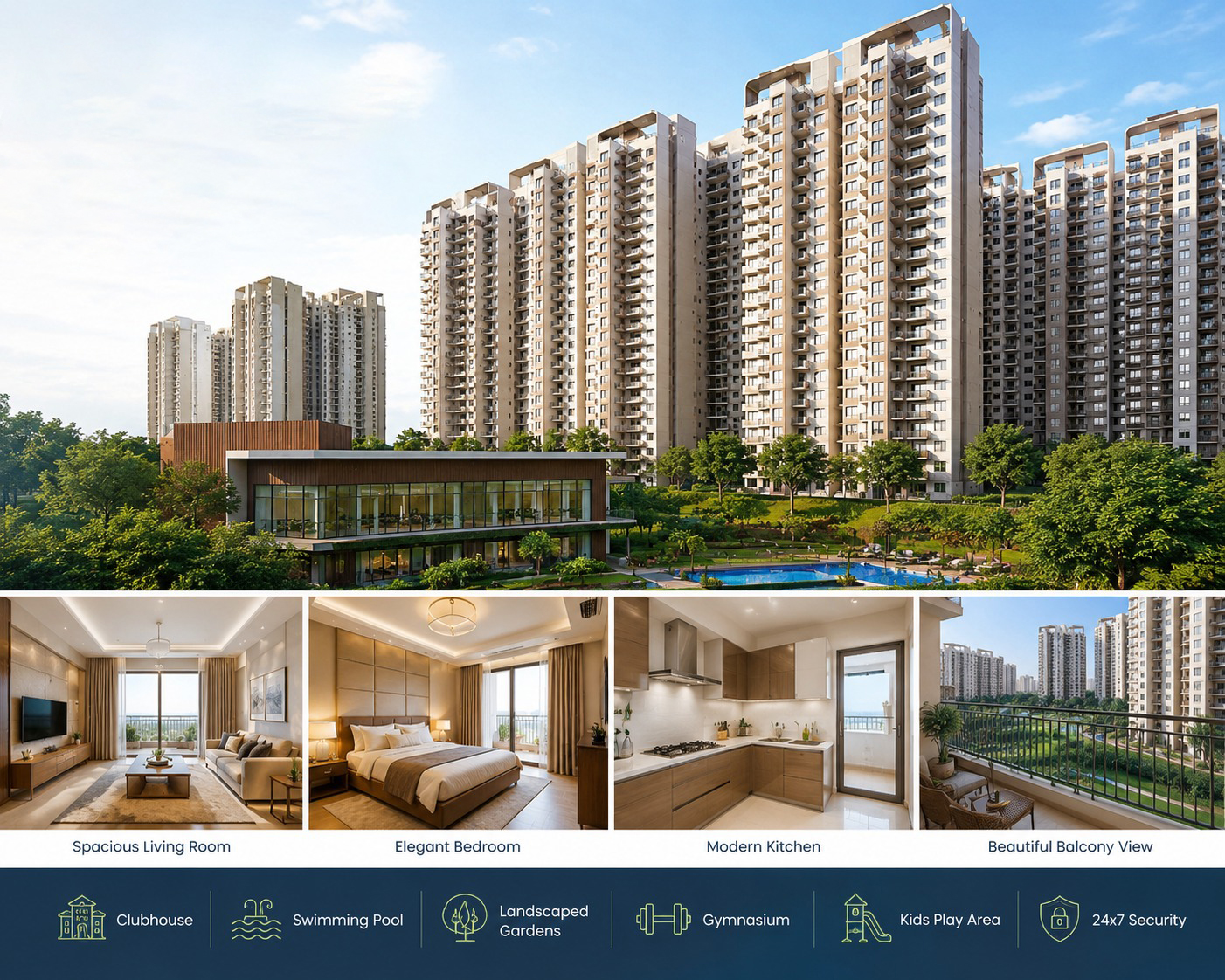 2BHK Flat -  Mahagun Mantraa 1